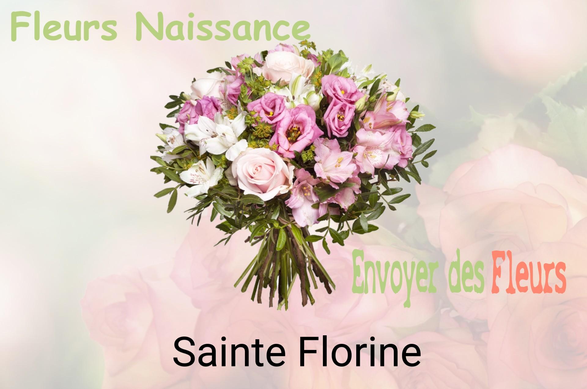 Bouquet de fleurs de naissance livré à Sainte-Florine